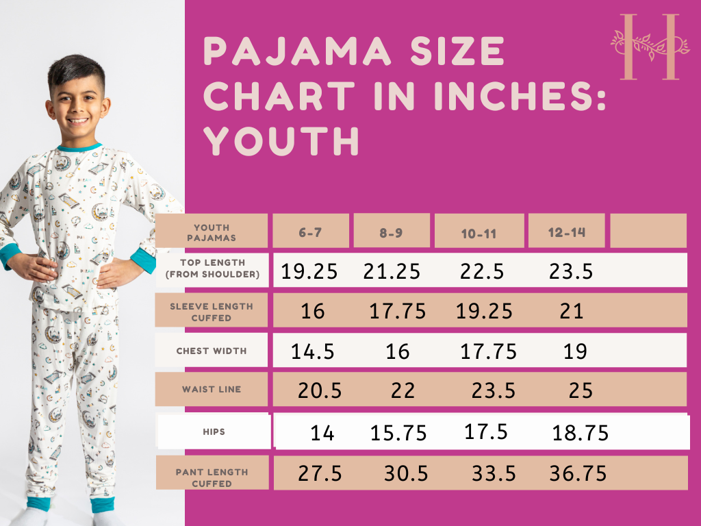 2 Piece Kids DUA DHIKR DREAM Pajamas