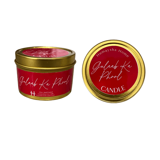 Gulaab Ka Phool (Rose) Tin Candle