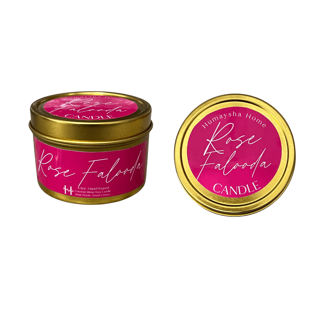 Rose Falooda Tin Candle